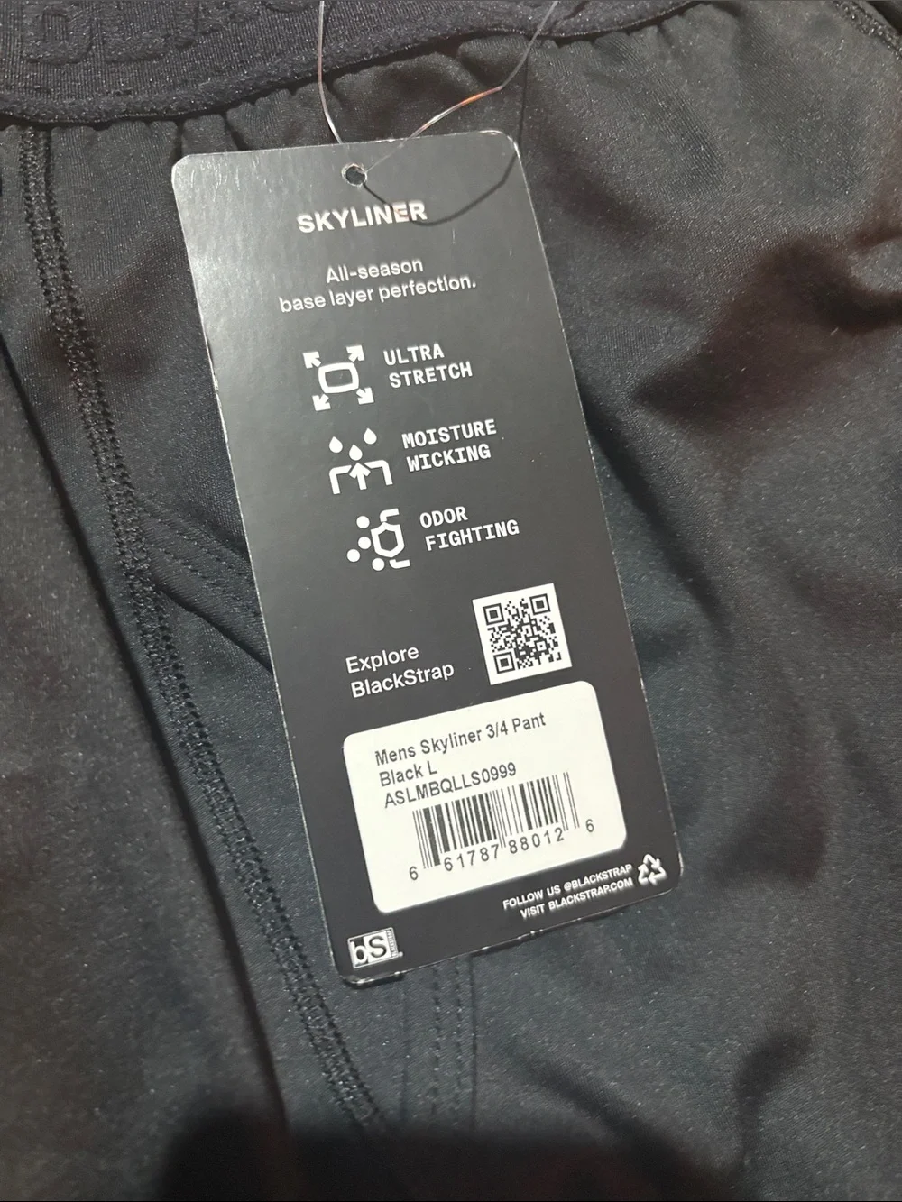 Men's Skyliner All-Season Base Layer Three-Quarter Pants